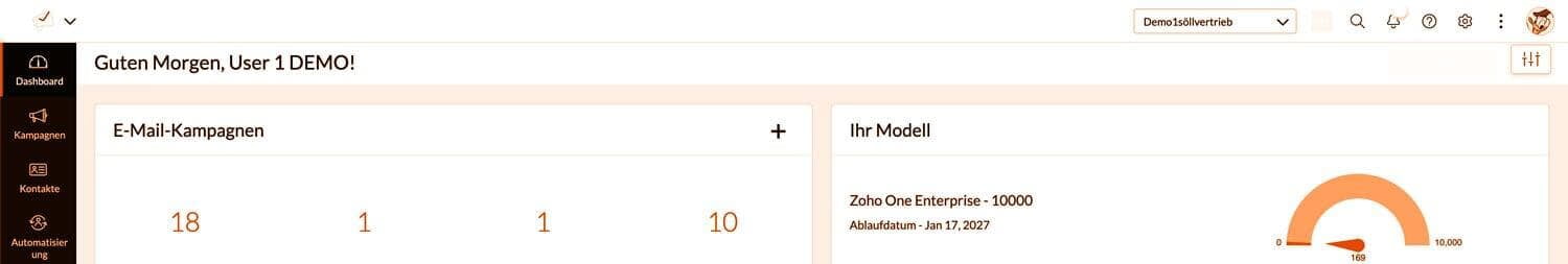 Zoho CRM Administratoren